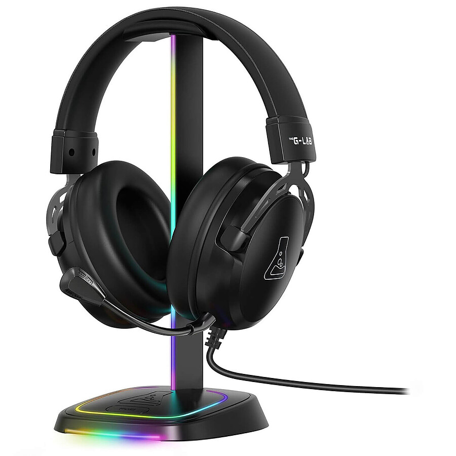 K-Stand Neon RGB Hub - Noir