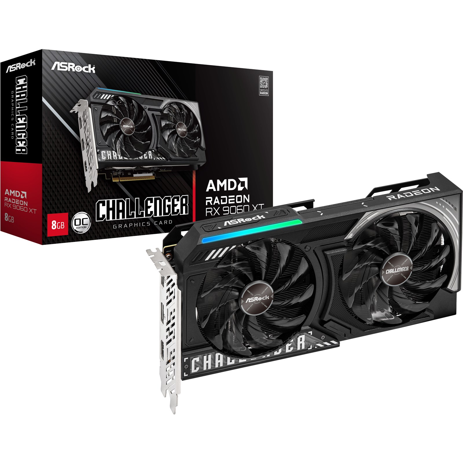 Radeon RX 9060 XT Challenger 8GB OC#