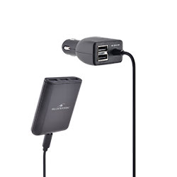 Chargeur allume-cigare 5 ports USB 3x1A et 2x2,4A