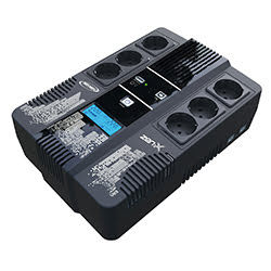 ZEN-X 600VA - 6 prises SCHUKO/RJ11/RJ45-Seconde Vie-Etat Satisfaisant