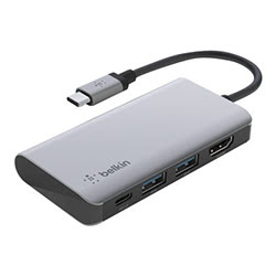 USB-C 4 Ports - 1xHDMI/1xUSB-C/2xUSB-A