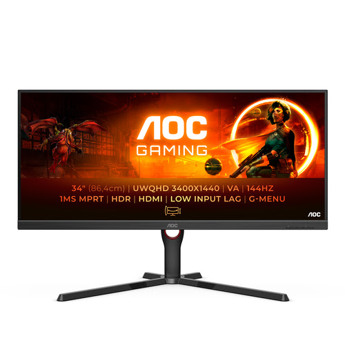 U34G3XM/EU 34" WQHD/144Hz/VA/1ms/HDR/FreeS Prem
