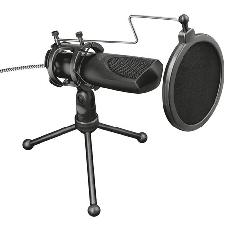 Microphone Streaming Mantis - Noir/USB/Trépied