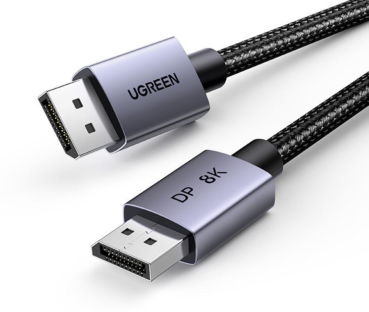 Câble DisplayPort 1.4 Tressé mâle/mâle - 2m