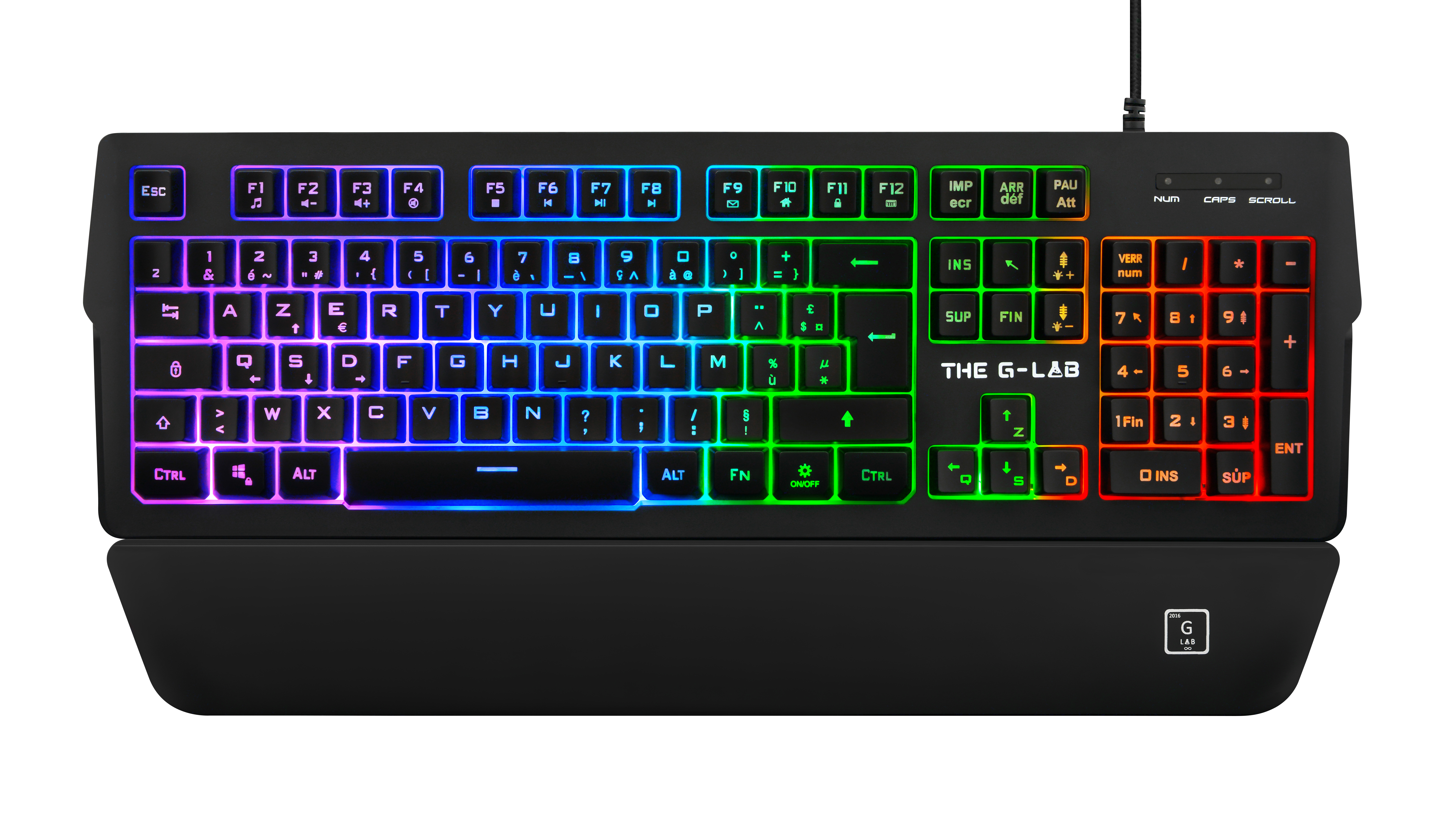 Keyz Palladium - Noir/RGB/Filaire
