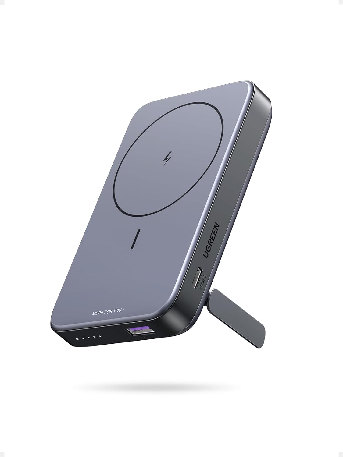 Nexode magnétique USB-C/Ss fil/10000mAh/20W/Gris