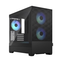 Pop Mini Air TG RGB Black - mT/Sans Alim/mATX