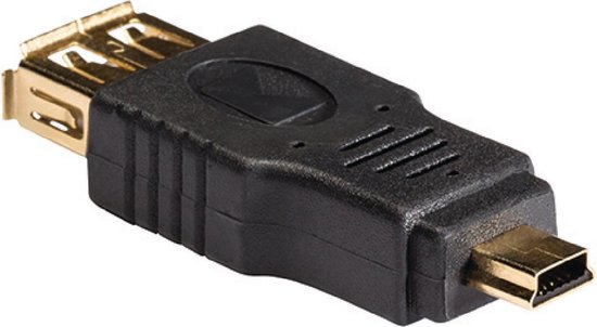 Adaptateur Mini USB/USB-A 2.0 - Anthracite#