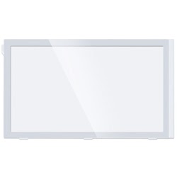 Panneau en verre trempé A3-mATX / Gauche - Blanc