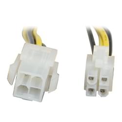 Rallonge d'alimentation auxiliaire 4Pins M/F 20cm 