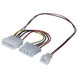 Adaptateur d'alim Molex pour ventilateur 3 broches 