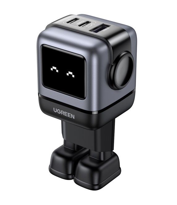 Chargeur rapide 4 ports/USB-A+3xUSB-C/100W/Gris