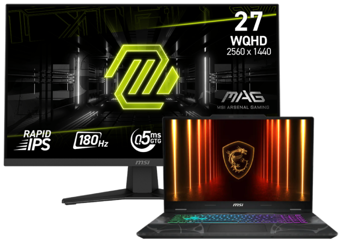 15.6" FHD 144Hz/C5-210H/5050/16G/512G/FD + 27"QHD