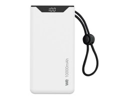Externe 18W 10 000 mAh 2 ports USB A/USB C Blanc