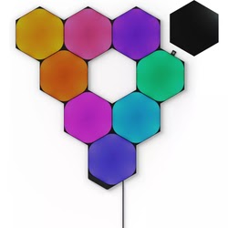 Shapes Black Hexagons Starter Kit - 9 pièces#