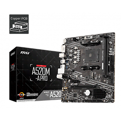 A520M-A PRO - A520/AM4/mATX