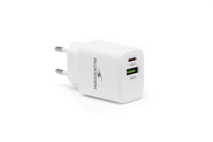Chargeur USB/2 ports/30W/Blanc