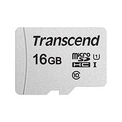 Micro SDHC 16Go Class 10 + Adapt TS16GUSD300S-A #