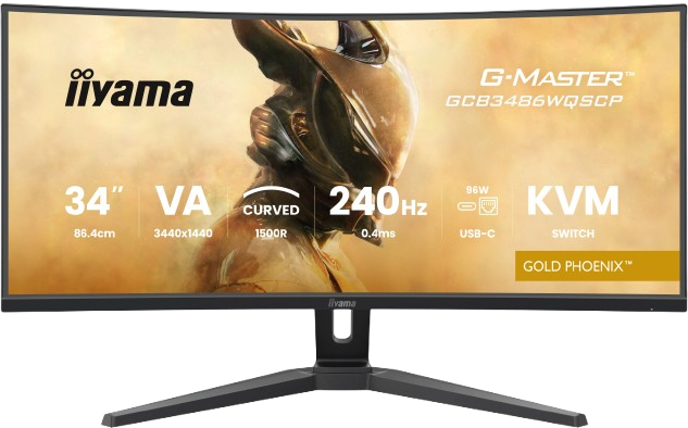 34" CURVE UWQHD/240Hz/VA/0.4ms/FreeSync Premium