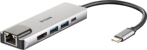 5 ports - USB-C vers HDMI/USB/USB-C/Ethernet 
