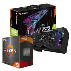 Pack R7-5800X + AORUS RTX3070 TI MASTER 8G LHR 