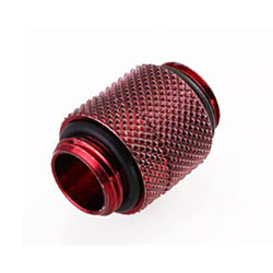 Raccord Mâle/Mâle droit rouge - 14mm