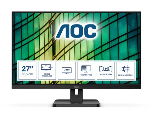 27E2QAE - 27" IPS/4ms/FHD/DP/HDMI/HP/75Hz