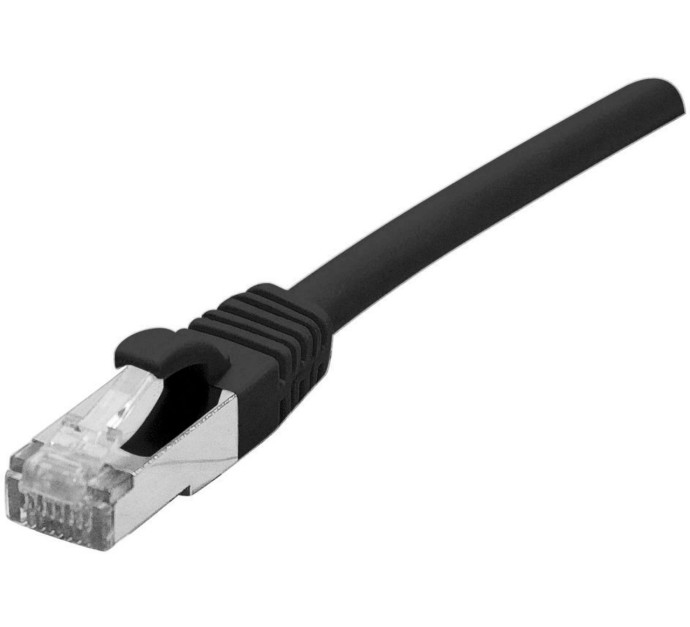 Dexlan Câble RJ45 Cat6A S/FTP - 1m - Noir