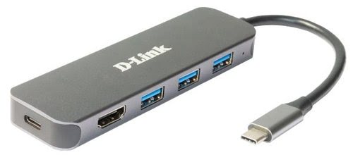 5 Ports - USB-C vers USB 3.0/USB-C/HDMI 4k