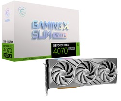 GeForce RTX 4070 SUPER 12G GAMING X SLIM WHITE-Seconde Vie-Etat Satisfaisant