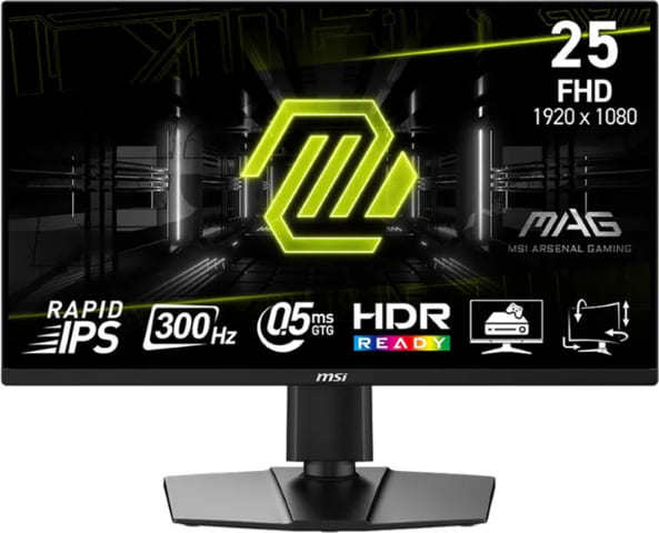 MAG 24.5" FHD/300Hz/Fast IPS/1ms/Pivot/FSPremium#-Seconde Vie-Très Bon Etat