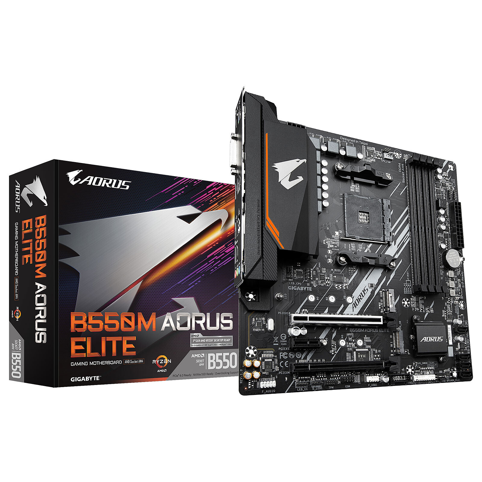 B550M AORUS ELITE - B550/AM4/DDR4/mATX