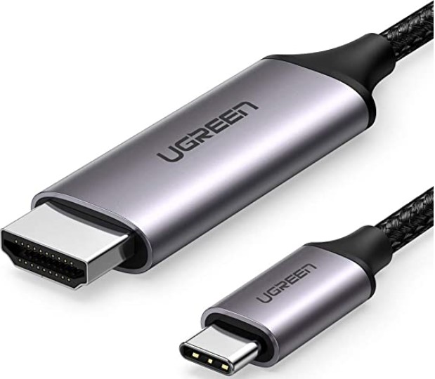 Câble USB-C vers HDMI Tressé mâle/mâle - 1.5m