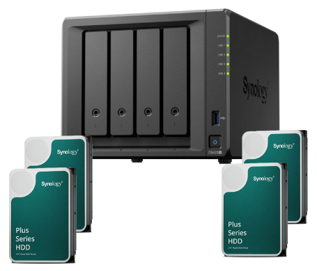 DS425+ - 4 Baies avec 4 disques de 6To SATA III