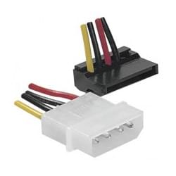 Adaptateur Alim SATA coudé vers Molex 