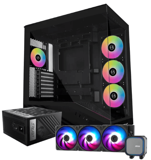 Vector V100 RGB Noir +MPG A1000GS MAG Coreliquid 