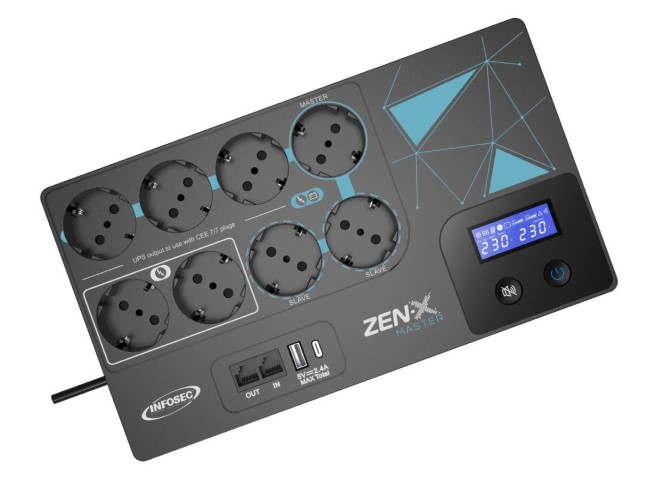 Zen-X Master 800 FR/SCHUKO - 800VA 8 prises