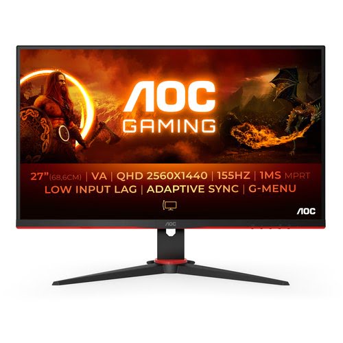 Q27G2E/BK 27" QHD/155Hz/VA/1ms/FreeSync Premium