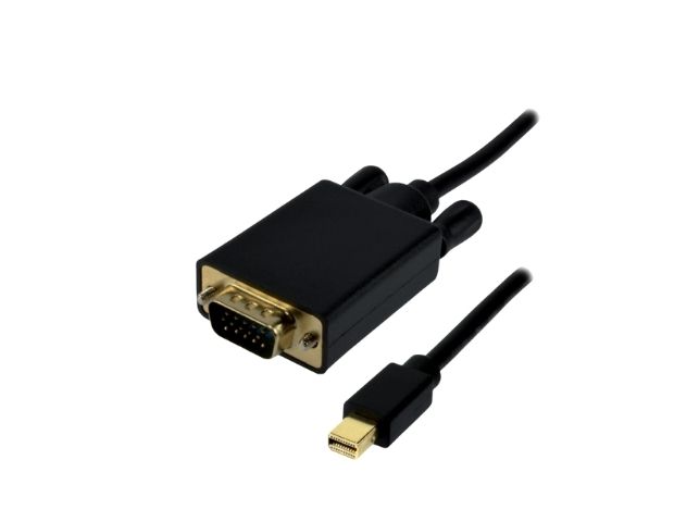 Câble Mini DisplayPort/VGA mâle/mâle- 1.5m - Noir#