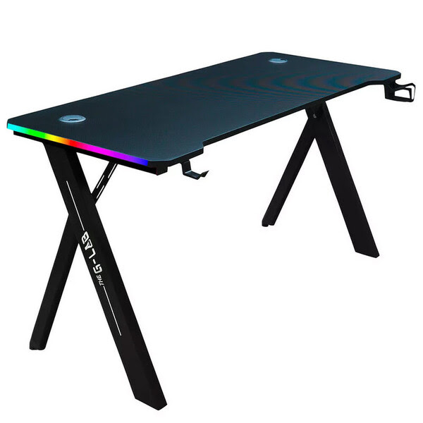 K Desk Carbon RGB 120 cm