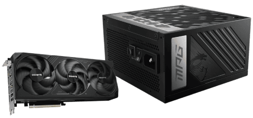 RTX 5080 WINDFORCE SFF 16G+MPG A1000GS PCIE5 Noir