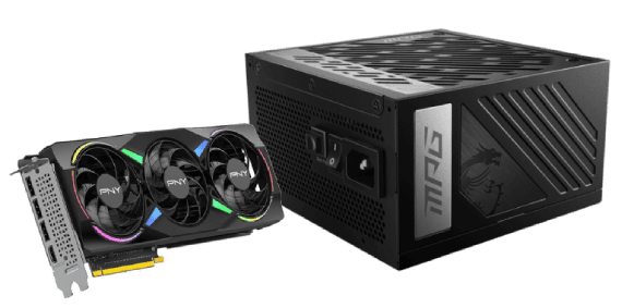 RTX 5070 12GB ARGB + MPG A1000GS PCIE5 Noir#