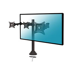 3 écrans 13"- 20" fixation bord/travers table