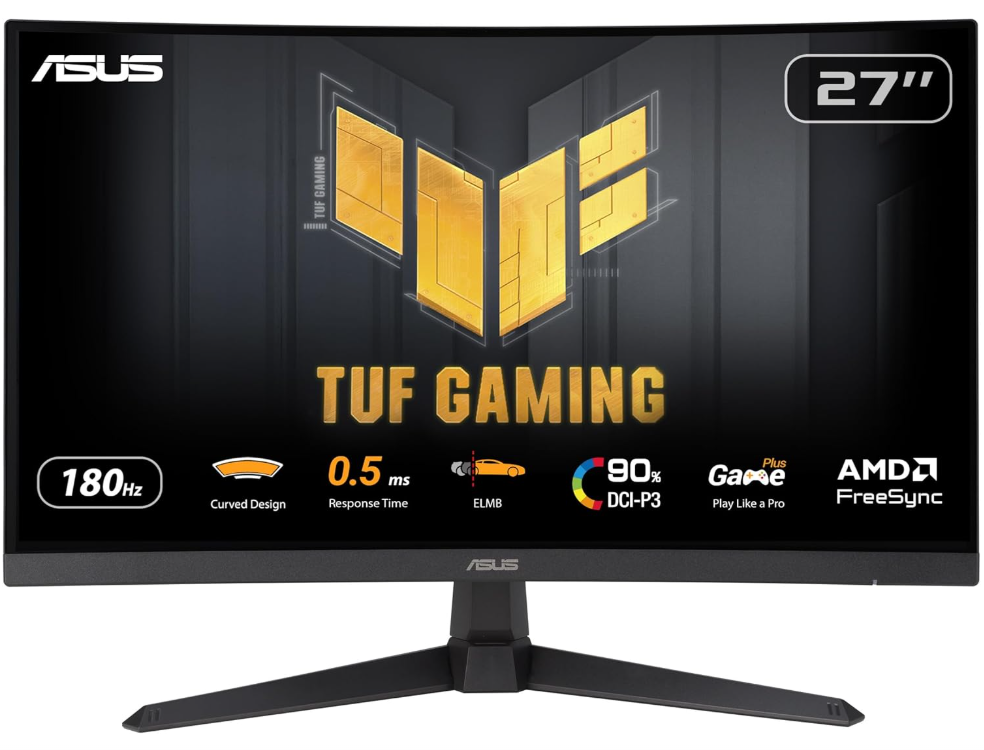TUF 27" CURVE QHD/180Hz/1ms/FAST-VA/HDR/FreeSync#