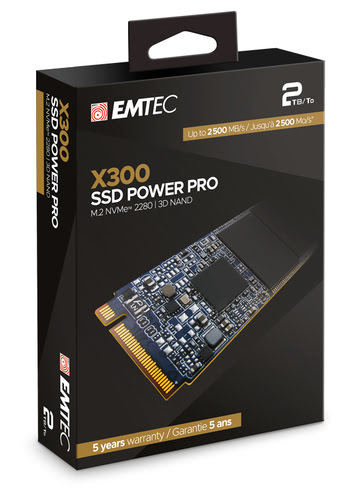 2 To M.2 NVMe - X300 Power PRO (ECSSD2TX300) - Achat / Vente Disque SSD sur Picata.fr - 1