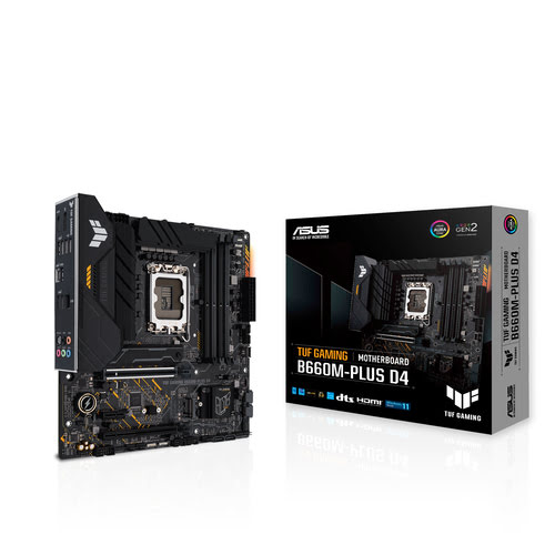 TUF GAMING B660M-PLUS D4 - B660/LGA1700/DDR4/mATX