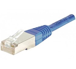 Câble RJ45 Cat6 F/UTP - 2 m - Bleu#