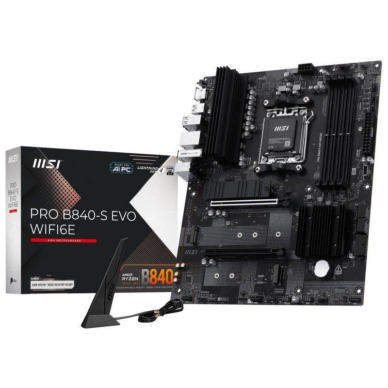PRO B840-S EVO WIFI6E - B840/AM5/DDR5/ATX-Seconde Vie-Etat Satisfaisant