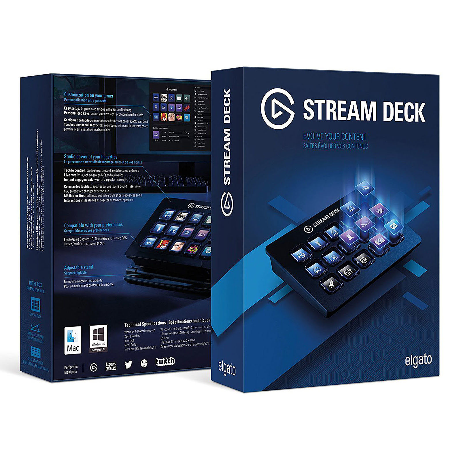 Stream Deck (10GAA9901) - Achat / Vente Accessoire Streaming / Vlogging  sur Picata.fr - 1