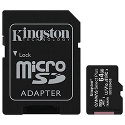 Micro SDHC 64Go Class 10 + Adapt SDCS2/64GB